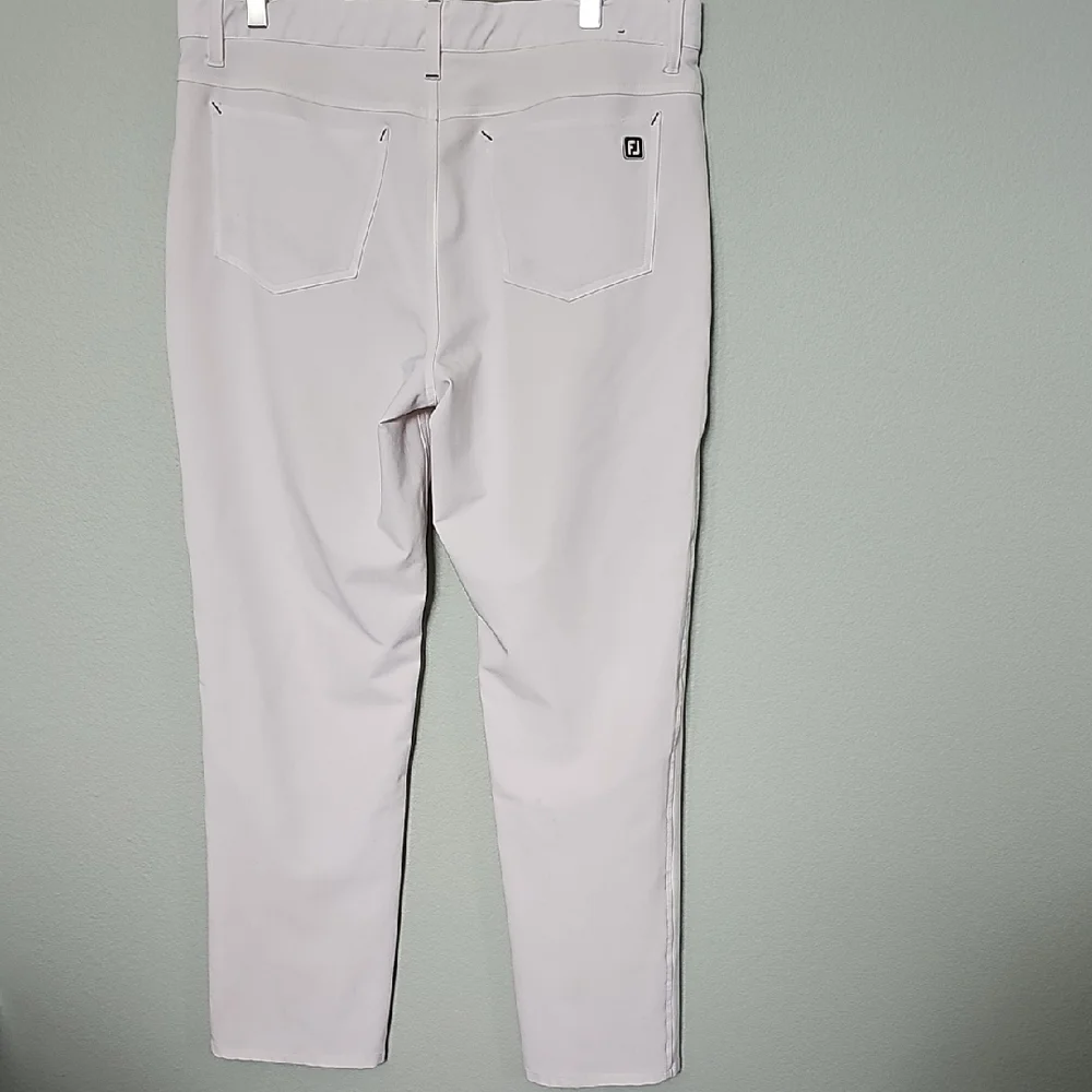 FootJoy Men's Performance Golf Ivory Pants W 35 L 30 - Picture 10 of 14
